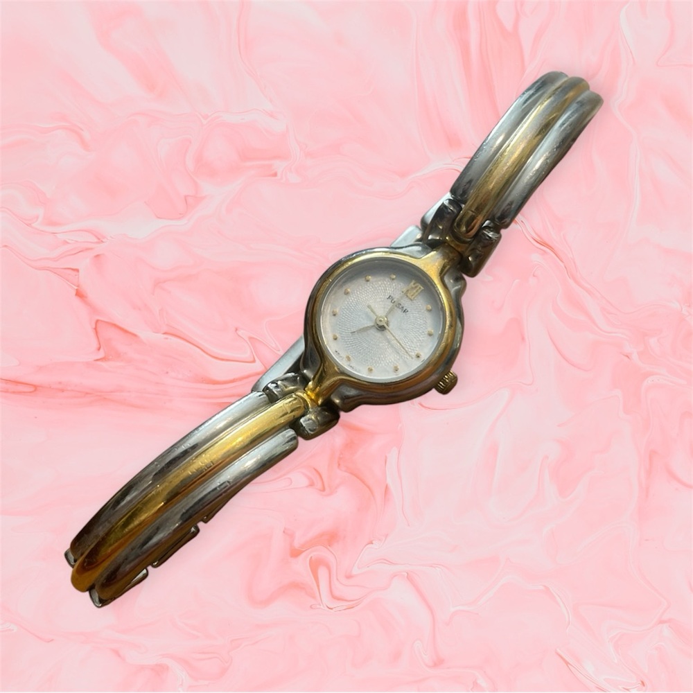Pulsar Gold and Silver Women's Watch